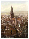 Vintage The Munster Freiburg Baden A4 Photo Print