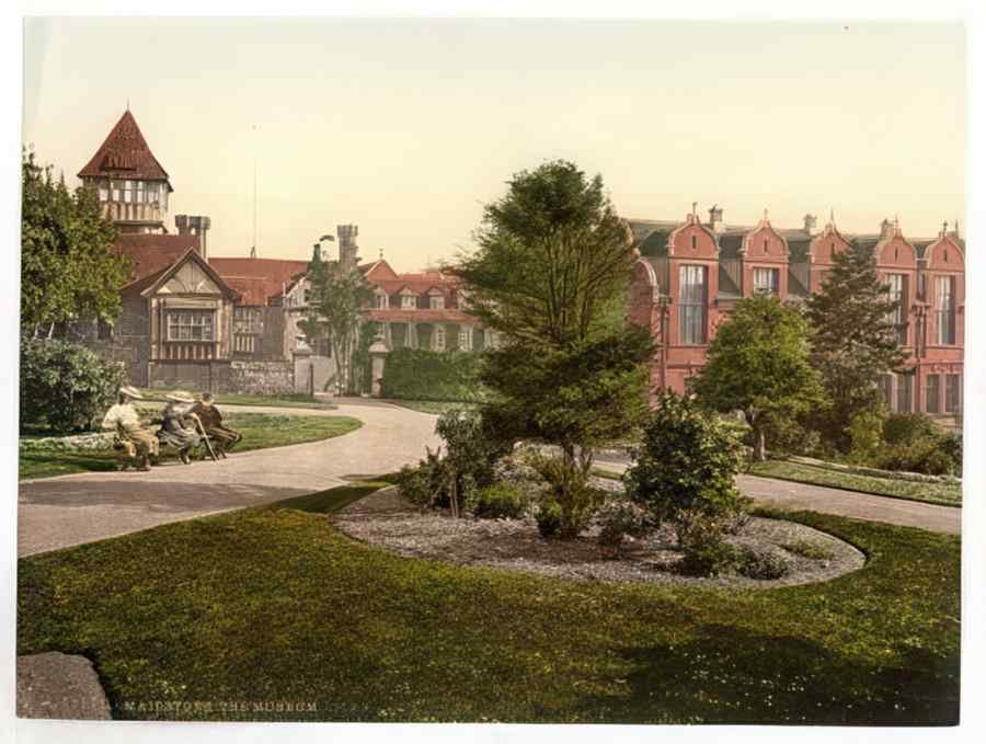 Vintage The Museum Maidstone England A4 Photo Print