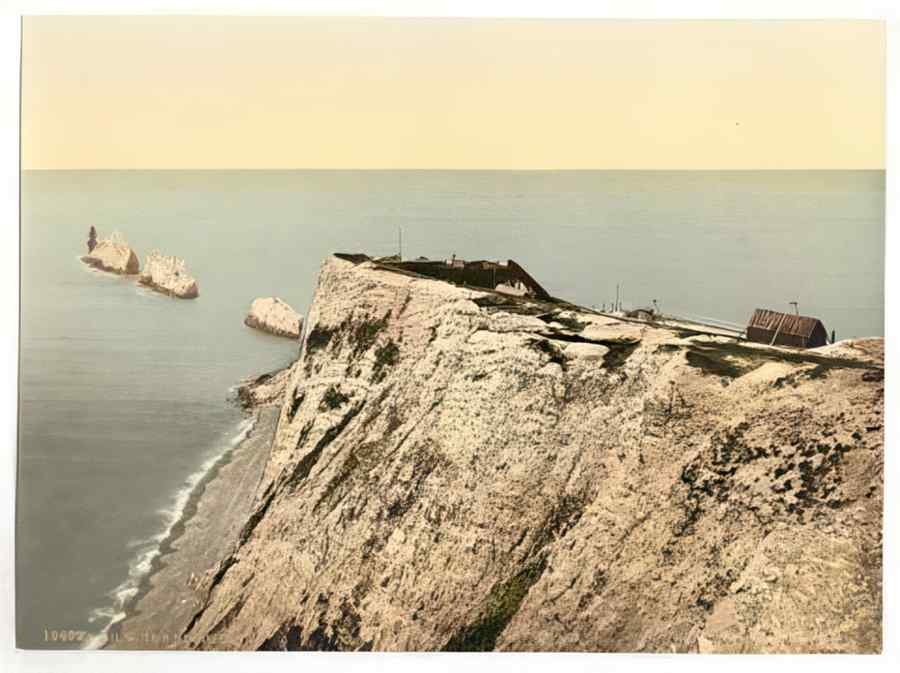 Vintage The Needles Ii Isle Of Wight England A4 Photo Print