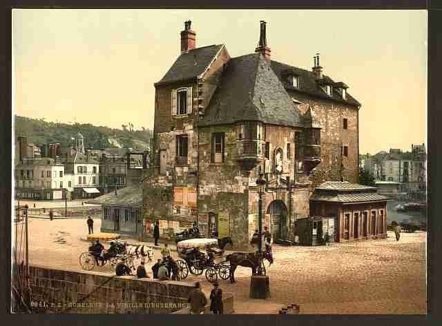 Vintage The Old Lieutenancy Honfleur A4 Photo Print