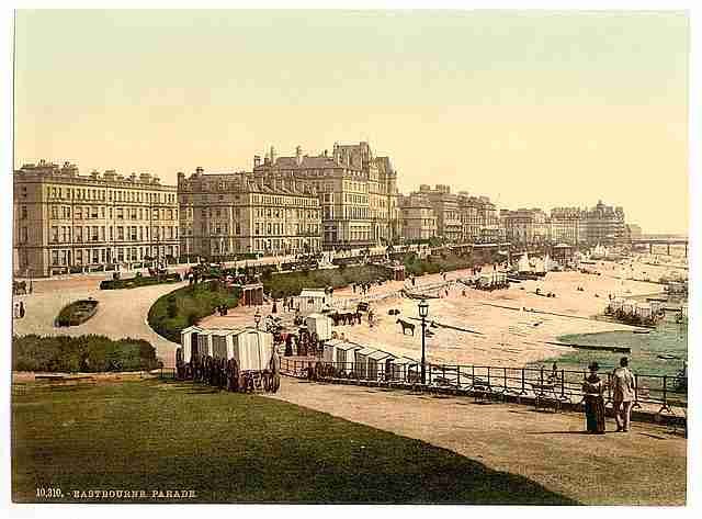 Vintage The Parade Eastbourne A4 Photo Print