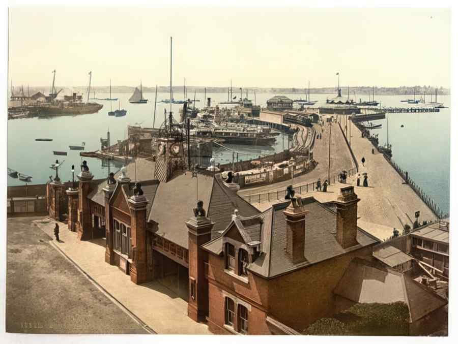 Vintage The Pier Southampton England A4 Photo Print