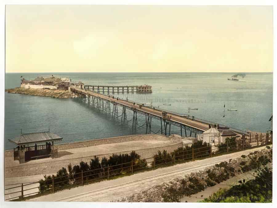Vintage The Pier Westonsupermare 2 England A4 Photo Print