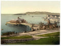 Vintage The Pier With Drakes Island Plymouth England A4 Photo Print