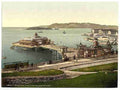Vintage The Pier with Drakes Island Plymouth A4 Photo Print