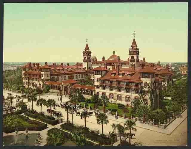 Vintage The Ponce De Leon St Augustine Florida A4 Photo Print