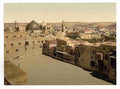 Vintage The Pool of Hezekiah Jerusalem A4 Photo Print
