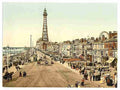 Vintage The Promenade Blackpool A4 Photo Print