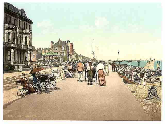 Vintage The Promenade Deal A4 Photo Print