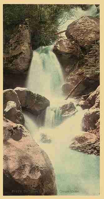 Vintage The Queen of the Canon Cascade Canon A4 Photo Print