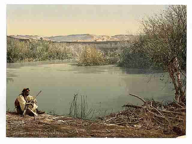 Vintage The River Jordan A4 Photo Print