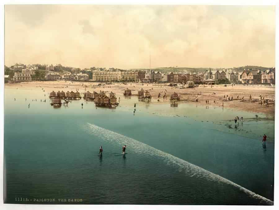 Vintage The Sands Paignton 2 England A4 Photo Print