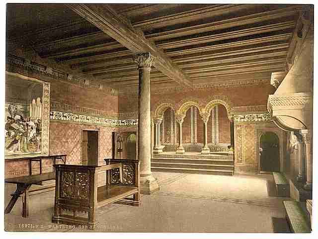 Vintage The Sangersaal Wartburg Thuringia A4 Photo Print