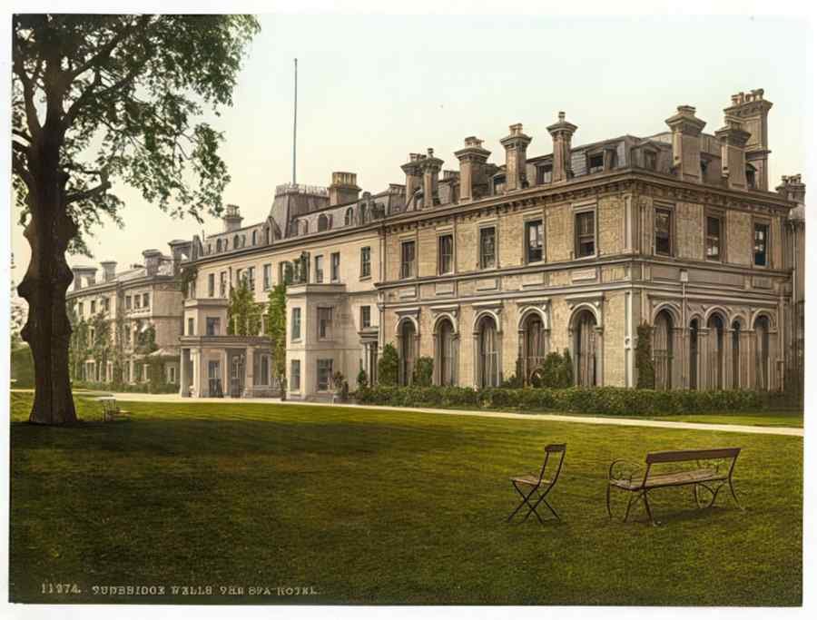 Vintage The Spa Hotel Tunbridge Wells England A4 Photo Print