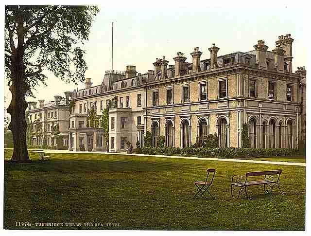 Vintage The Spa Hotel Tunbridge Wells A4 Photo Print