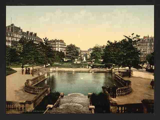 Vintage The Square and the Place DArcy Dijon A4 Photo Print