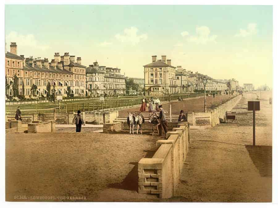 Vintage The Terrace Lowestoft England A4 Photo Print