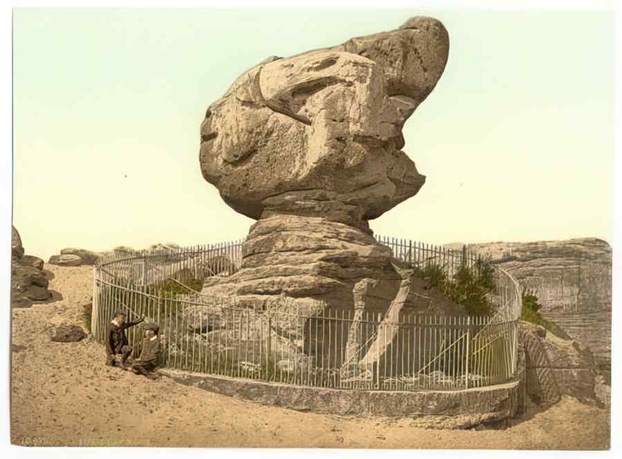 Vintage The Toad Rock Tunbridge Wells England A4 Photo Print
