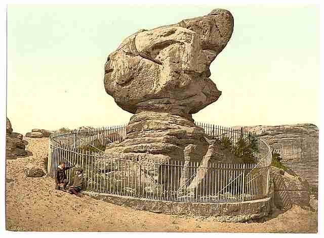 Vintage The Toad Rock Tunbridge Wells A4 Photo Print