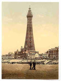 Vintage The Tower Blackpool A4 Photo Print