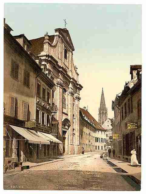 Vintage The Univerdity Freiburg Baden A4 Photo Print
