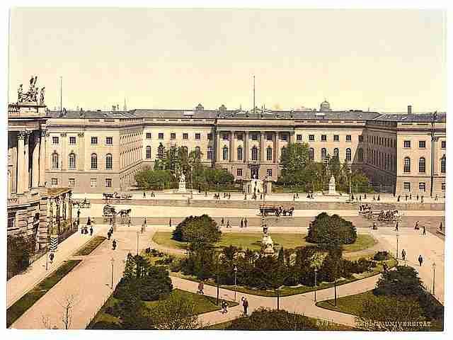 Vintage The University Berlin A4 Photo Print