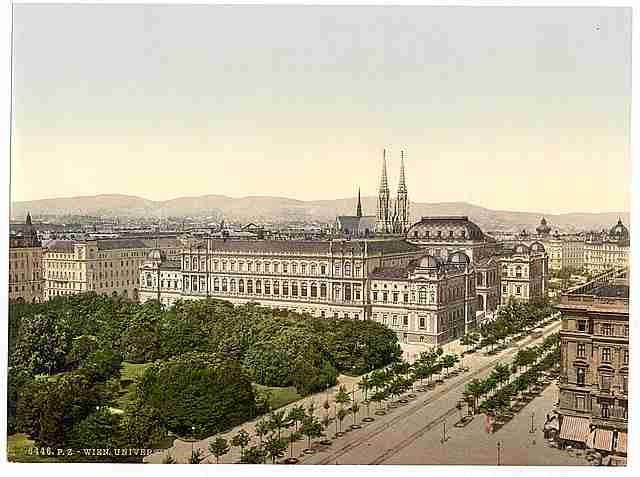 Vintage The University Vienna A4 Photo Print