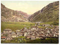 Vintage The Ursern Valley Andermatt A4 Photo Print