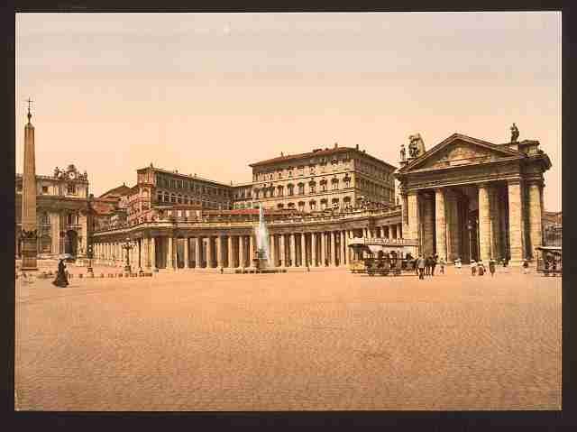 Vintage The Vatican I Rome A4 Photo Print