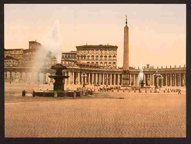 Vintage The Vatican II Rome A4 Photo Print