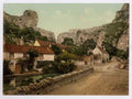 Vintage The Village And Lion Rock Cheddar England A4 Photo Print