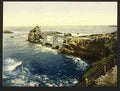 Vintage The Virgins Rock Biarritz Pyrenees A4 Photo Print