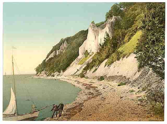 Vintage The Wissower Klinken II Isle of Rugen A4 Photo Print