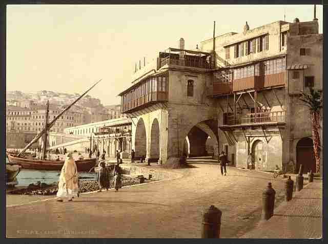 Vintage The admiralty Algiers A4 Photo Print