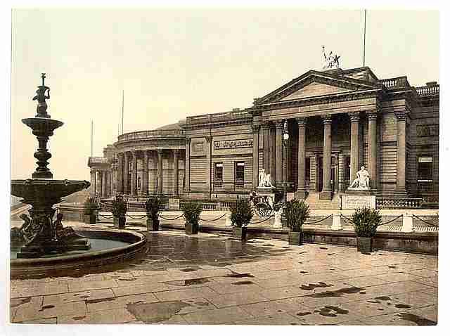 Vintage The art gallery and museum Liverpool A4 Photo Print
