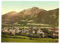 Vintage The baths II Reichenhall Bavaria A4 Photo Print