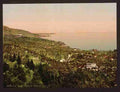 Vintage The bay Gardone Lake Garda A4 Photo Print