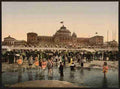 Vintage The beach and Kursaal Scheveningen A4 Photo Print