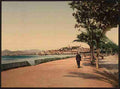 Vintage The boulevards Cannes A4 Photo Print