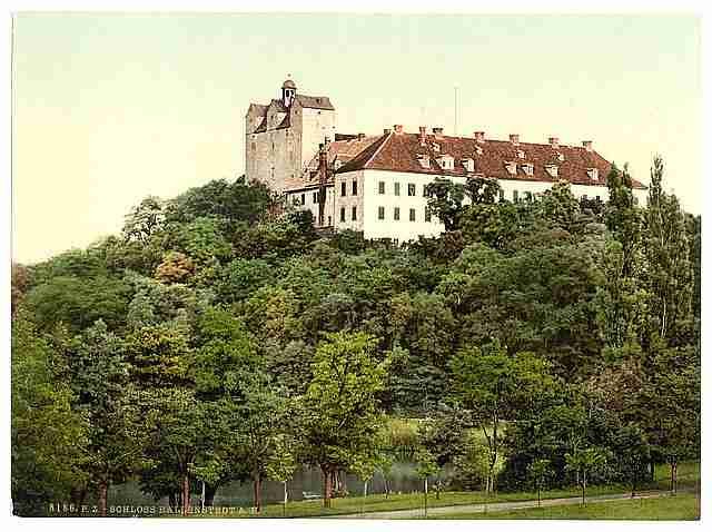 Vintage The castle Ballenstedt Hartz A4 Photo Print