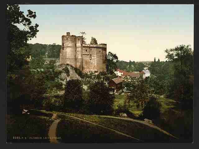 Vintage The castle Clisson A4 Photo Print
