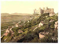 Vintage The castle Harlech Castle A4 Photo Print