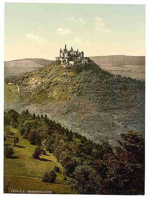 Vintage The castle Hohenzollern A4 Photo Print