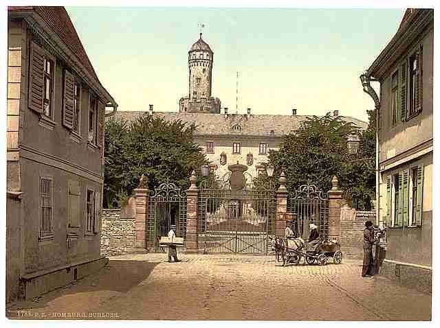 Vintage The castle Homburg Hesse Nassau A4 Photo Print