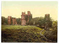 Vintage The castle Hurstmonceux A4 Photo Print