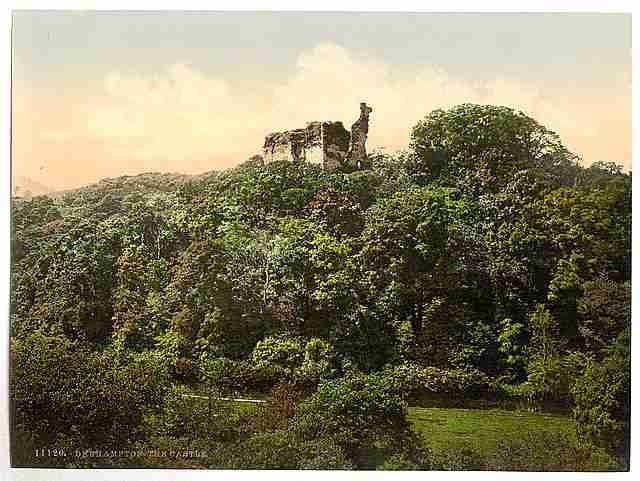 Vintage The castle Okehampton A4 Photo Print