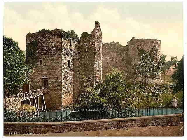 Vintage The castle Rothsay A4 Photo Print