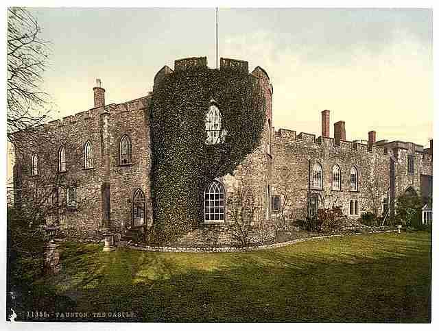 Vintage The castle Taunton A4 Photo Print