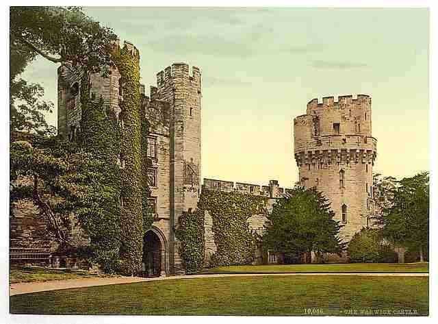 Vintage The castle Warwick A4 Photo Print