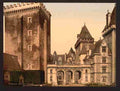 Vintage The castle from east front Pau Pyrenees A4 Photo Print